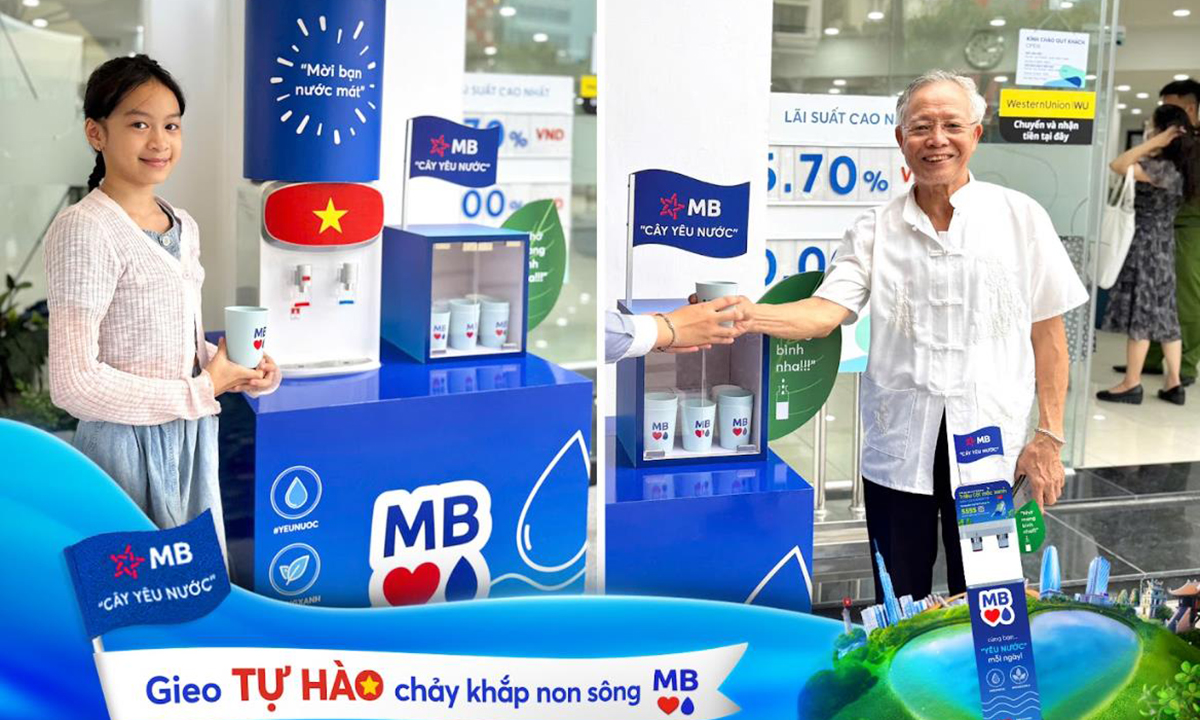 “Cây Yêu Nước” phủ xanh hơn 300 chi nhánh MB: Gieo tự hào chảy khắp non sông